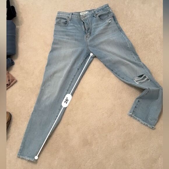 Abercrombie The Super Skinny Ankle High Rise Jeans Curve Love 29/8 - Picture 5 of 5